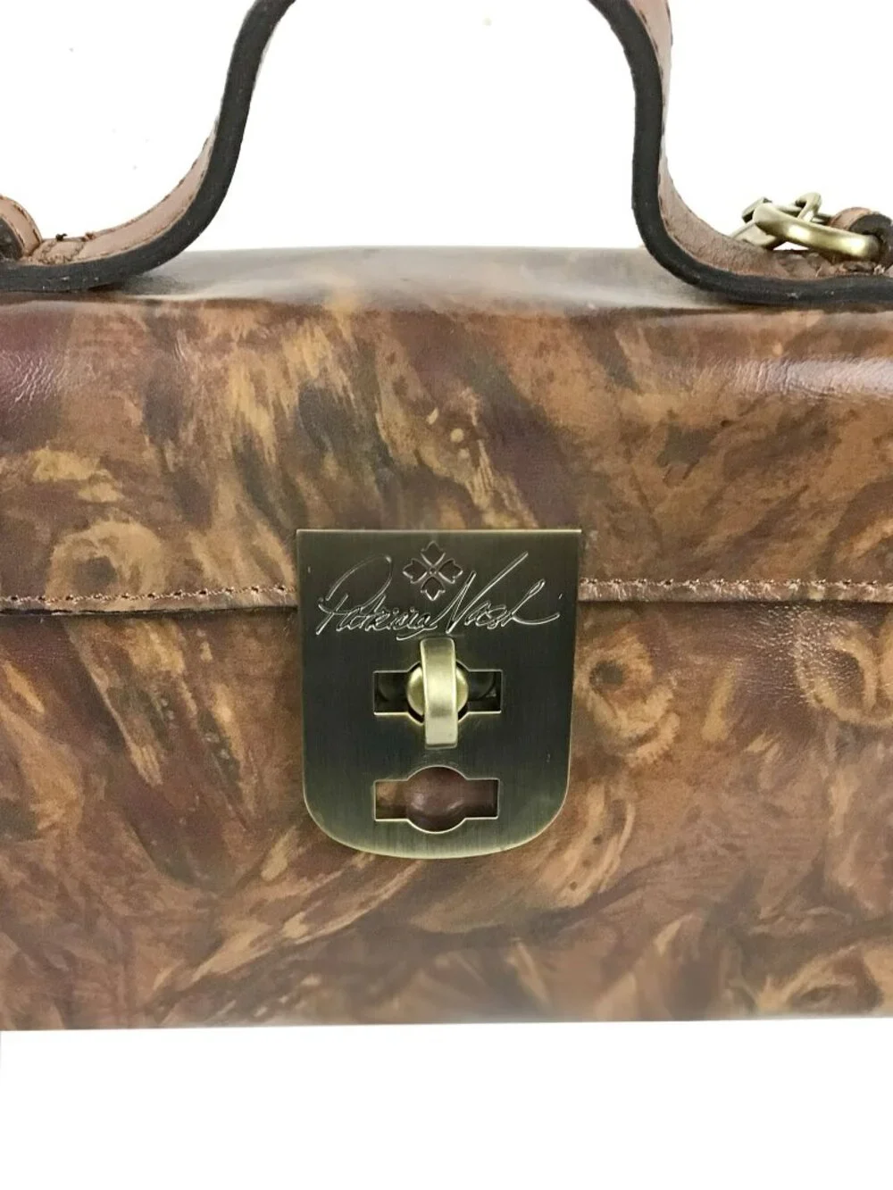 Patricia Nash Chauny Leather Satchel Bag